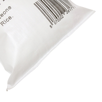 Sacs tissés en PP blancs imprimés flexo durables pour l'emballage d'engrais, de céréales, de riz, de maïs, de farine et d'aliments pour animaux