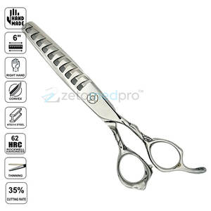 Tijeras de Peluquería Profesionales Ligeras de Acero Inoxidable, Tijeras de Texturización Profesional, Tijeras de Entresacar para Salón de Belleza - Product Image 2