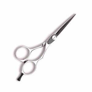 Tijeras de peluquero de acero alemán, hoja afilada de acero inoxidable con reposapiés ajustable, tijeras de corte de acabado pulido - Product Image 2