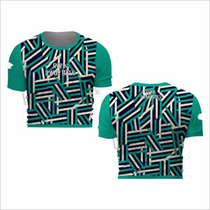 Camisetas Cortas de Manga Corta para Mujer, Nuevo Estilo, en Stock, Camisetas Cortas de Poliéster para Mujer - Product Image 4