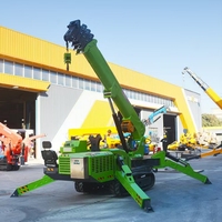 Grue araignée télescopique sur chenilles robuste avec système de capteurs de sécurité – Série personnalisable 5, 8 et 10 tonnes