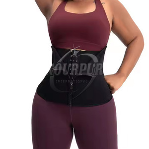 Fashionable Women's Seamless Corset Top Waist Body Shaper Fitness Wear Anti-Bacterial Quick Dry Weight Loss Sport Workout Zipper - Product Image 2