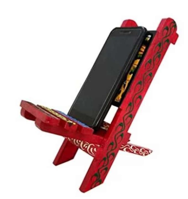 Unique Design Wooden Smartphone Holder Waterproof Mobile Stand for Desktop or Bed Wholesale for Home Use