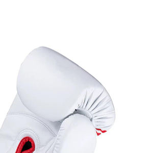 Gants de boxe d'entraînement à prix bon marché Gants de combat personnalisés à entraînement de meilleure conception & Gants de boxe en cuir blanc - Product Image 3