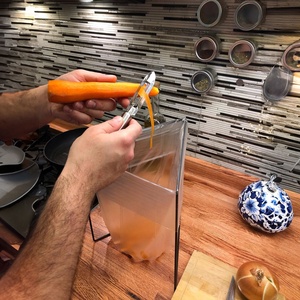 Soporte para Bolsas de Basura de Acero Inoxidable, Resistente y Portátil, para Colgar en el Gabinete de la Cocina - Product Image 1