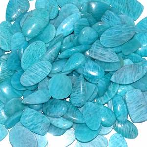 Belle Amazonite naturelle pierre précieuse en vrac en gros mélange forme et taille Amazonite Cabochon pierre précieuse pour la fabrication de bijoux - Product Image 5