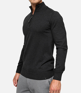 Gran oferta de sudaderas para hombre, sudadera de moda, sudadera atlética elegante, cuello redondo, cremallera 1/4 - Product Image 1