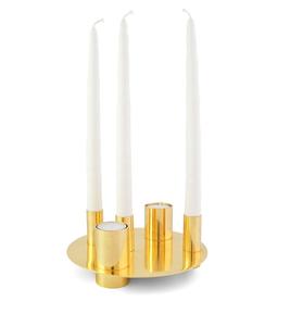 เชิงเทียนโลหะชุบทองออกแบบโลโก้ได้ตามต้องการเชิงเทียนเหล็กดีไซน์ใหม่สำหรับตกแต่งบ้านในวันวาเลนไทน์ - Product Image 1