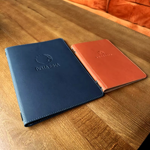 Cubierta de menú de cuero de tamaño legal A4 de alta calidad, carpeta de libros de menús de restaurante, 2017 - Product Image 1