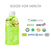 Bouteille de jus de melon de 320 ml (10,2 fl oz) avec gelée de noix de coco Nata de Coco - Fabricant - Marque privée OEM