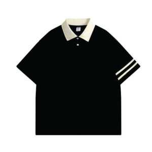 OEM hizo 100% algodón para Polo camisa hombres y mujeres Casual cómodo diseño ajustado respetuoso con el medio ambiente y personalizable con sólido - Product Image 1