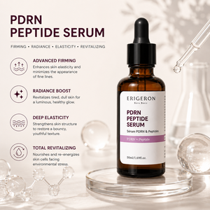 Sérum PDRN ERIGERON, sérum aux peptides PDRN 50 ml pour revitaliser les peaux vieillissantes et favoriser la douceur - Product Image 2