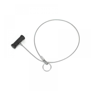 เครื่องมือจับสุกรคุณภาพดีที่สุด ที่จับสุกรแบบลวด ที่จับสุกรแบบมีด้ามจับพลาสติก ทำจากสแตนเลส สำหรับสัตวแพทย์ - Product Image 4