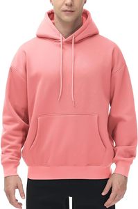 เสื้อฮู้ดดี้ดิจิตอลสีพื้นทรงโอเวอร์ไซส์ แขนยาว ซับในโพลีเอสเตอร์ ย้อมสีสำเร็จรูป คุณภาพสูง สำหรับผู้ชาย รับผลิตตามสั่งพร้อมโลโก้ขายส่ง - Product Image 5