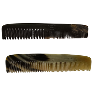Peigne en corne lisse, meilleure qualité, accessoire de toilettage capillaire naturel fait à la main, fournisseur en gros, durable - Product Image 3