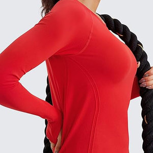 Women's Sun Protection T-Shirt Long Sleeve Quick Dry Shirts Outdoor Hiking Running <b>Tops</b> Best Quality Latest Design - Product Image 4