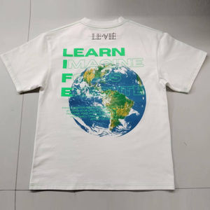 T-shirt pour homme personnalisé, 100% coton de haute qualité, style streetwear, impression DTG, manches courtes, coupe ample - Product Image 2