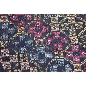 พรมขนแกะสีน้ำตาลสไตล์ชนเผ่าคลาสสิก3.1 x 8.5ft สไตล์ตุรกีมีการออกแบบเย็บปะติดปะต่อกันด้านหลังของยางสำหรับห้องนั่งเล่นห้องโถงสี่เหลี่ยมผืนผ้าลาย - Product Image 5