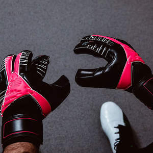 High Quality <b>Latex</b> Goalie Gloves <b>Mens</b> Uniform Soccer Football Goalkeeper Gloves Custom Protective Professional Gloves - Product Image 3