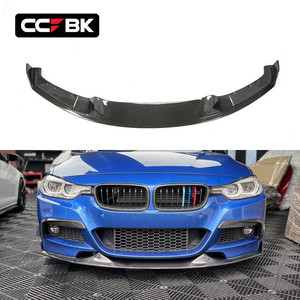 Para <span class=keywords><strong>BMW</strong></span> F30 F31 M <span class=keywords><strong>Sport</strong></span> 320i 328i 330i 335i 340i 2011-2018, alerón delantero de fibra de carbono seca estilo MAD, divisor de labio para parachoques - Product Image 1