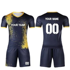 Bon marché Tenue d'entraînement Uniforme d'équipe Chemises athlétiques Kit de vêtements de sport Uniformes de maillot de football doux pour jeunes de couleur verte - Product Image 3