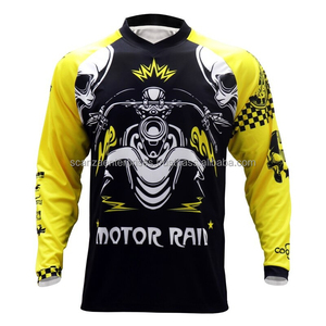 Veste de course de motocross respirante en jersey auto unisexe personnalisée pour garçons et adultes Vêtements de protection pour vélo de saleté OEM VTT - Product Image 1