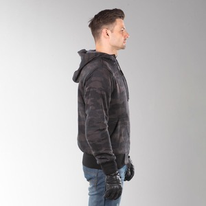Sudadera con capucha blindada para motocicleta para hombre, almohadillas de seguridad de manga completa, tela transpirable duradera para ciclistas, deportes al aire libre - Product Image 2