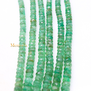 Precio al por mayor joyería Esmeralda natural cuentas de piedras preciosas facetadas 6 capas collar de piedras preciosas fabricante de joyería fina - Product Image 5