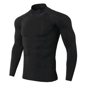 Rash Guard personnalisé à manches longues pour hommes Surf BJJ MMA Jiu Jitsu Compression Shirt Mens Grappling Rash Guard Sportswear - Product Image 1