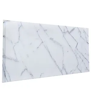 Prezzi di fabbrica diretti lastra di marmo bianco naturale Statuario Venato per la decorazione domestica marmo dagli esportatori dell'india
