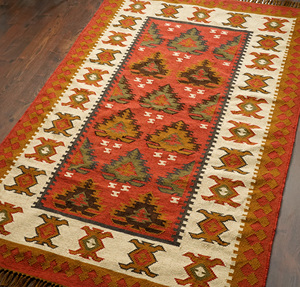 Alfombra tejida a mano Heritage Weaves Kilim que revela diseños exquisitos a precios de fábrica elevando la autenticidad en su espacio - Product Image 5