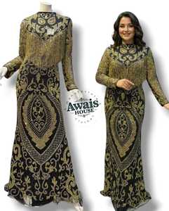 Vestido de Fiesta de Cristal Estilo Imperio, Vestidos de Noche de Moda con Cuentas Bordadas, Tela de Encaje de Lujo, Largo hasta el Suelo, Corte en A para Fiestas de Mujeres - Product Image 5