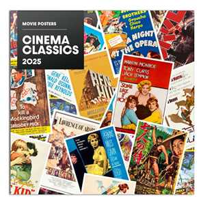 Calendrier promotionnel Cinéma Classique 2025 avec affiches de films pour les cinémas et les passionnés de cinéma - Product Image 5