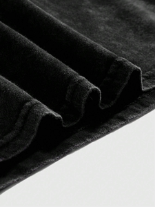 T-shirts délavés vintage personnalisés pour hommes Streetwear T-shirt délavés coupe ample à l'acide Crew à manches courtes, T-shirt de fitness - Product Image 4