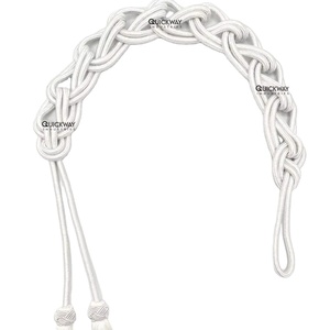 Cinturón de Cuerda Blanco Premium para Vestimenta de Clérigo, para Ropa Eclesiástica - Product Image 1