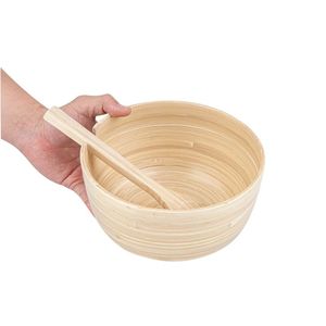 Eco2go Vietnam Vente en gros Bol à soupe en bambou/Bol à fruits en bambou filé fait de matériaux de haute qualité - Product Image 3