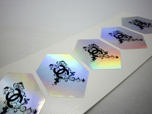 Custom Durable Hologram Vinyl Sticker Sheets for Meal Boxes Snack Packs Sandwich Salad Food Kit <b>Labels</b> & Branding - Product Image 4