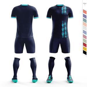 Diseño personalizado fútbol uniforme sublimación fútbol Francia fútbol uniforme equipo camiseta fútbol camiseta - Product Image 3