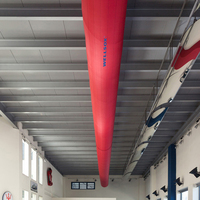 WELLSOX Conduits d'air textiles antibactériens en tissu, économiques