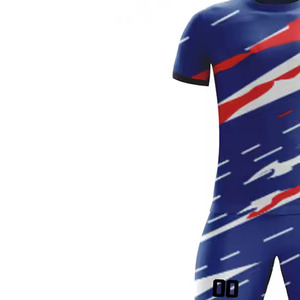 Uniforme de Fútbol Personalizado de Manga Corta, 100% Poliéster, Transpirable y Ligero, en Todos los Colores, Venta al Por Mayor - Product Image 3