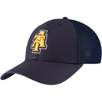 Cappellino NC A&T Aggies 100% Cotone con Retro in Rete, Logo A&T Iconico Ricamato in 3D, Regolabile, Unisex, per Adulti, Moda Quattro Stagioni