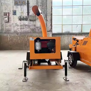 Máquina astilladora de madera de rama de árbol de maquinaria forestal hidráulica de jardín diésel - Product Image 2