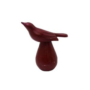 Esculturas de pájaros de aluminio, figuritas abstractas, acabado rojo, decorativo para el hogar, sala de estar Decoración Para, escultura de escritorio - Product Image 1