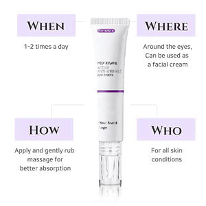 Crème pour enlever les poches sous les yeux vente en gros Crème instantanée lifting des yeux Éclaircissant les cernes OEM ODM meilleure crème réparatrice pour les yeux - Product Image 2