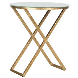 Table d'appoint sculptée en laiton, support en métal artisanal pour des améliorations de décoration intérieure haut de gamme - Product Image 2
