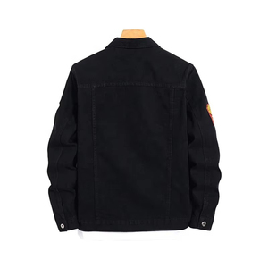 Veste d'hiver respirante de haute qualité pour homme en toile à col montant fin avec logo frontal, vente en gros - Product Image 2