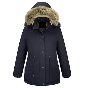 Veste parka d'hiver pour femmes, respirante, grande taille, qualité supérieure, nylon brut, couleur et logo personnalisables, service OEM - Product Image 1