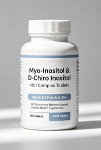 Tabletas de Myo-Inositol D-Chiro Inositol 40:1 Complex con Sabor a Chocolate, Vitamina D3, Ácido Fólico, Zinc, para el Equilibrio Hormonal y el Tratamiento del Síndrome del Ovóni (PCOS) - Product Image 2