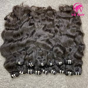 Offre Spéciale brut vietnamien Remy Grade Extensions de cheveux cuticule aligné naturel ondulé Machine Double trame 12-34 pouces de long colorant plus foncé - Product Image 3