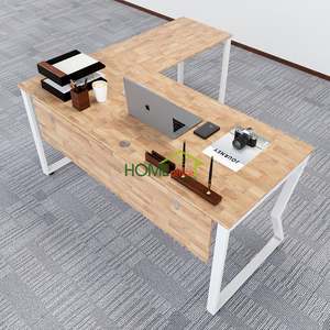โต๊ะทำงานรูปตัวแอล MConcept ขนาด 160x150 ซม. ดีไซน์ร่วมสมัย ขาเหล็กประกอบสำเร็จ มอเตอร์คู่ สำหรับใช้ในสำนักงานหรือห้องนอน รุ่น HBMC020 - Product Image 1